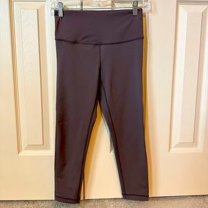 Zella Studio Lite Crop Leggings - Grey Sparrow - Size S